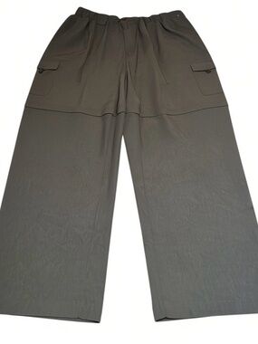 Reel Legends Performance Outfitters Convertible Cargo pants Charcoal Gray XL